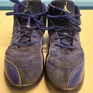 2016 Nike Air Jordan 12's "Deep Royal" Youth Tennis Shoes Size 1.5Y